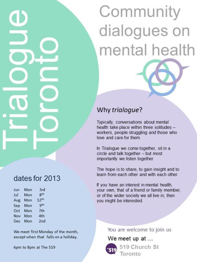 Toronto Trialogue 2013 -poster