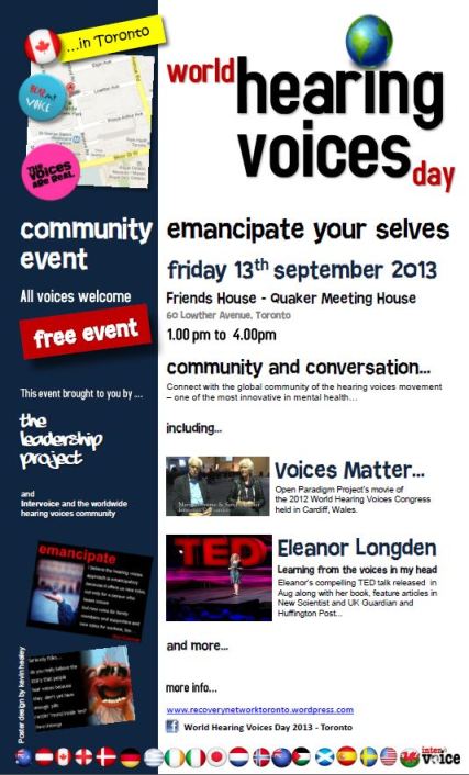 WHVDPoster Fri 13thSep 2013 Toronto