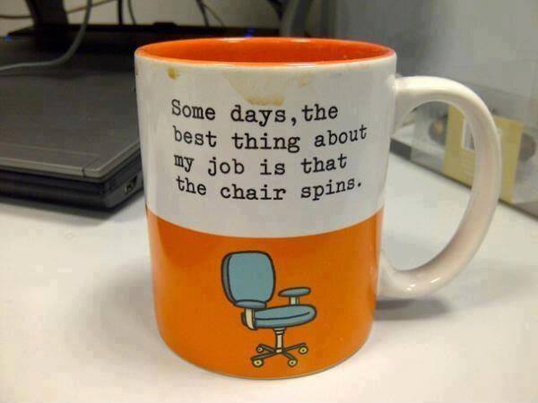 my chair spins