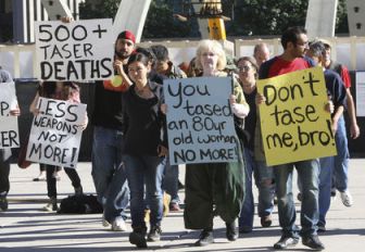 you tased an 80yr old woman