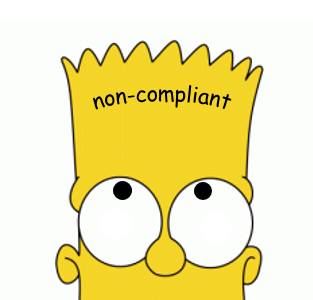 non-compliant