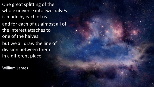 one great splitting of the universe