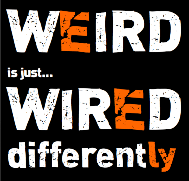 weird is just