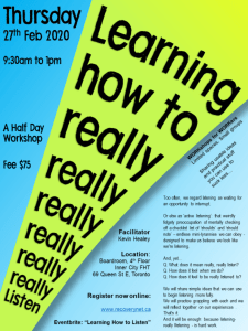 learning how to really really really listen - 27feb2020